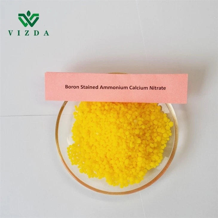 Calcium Ammonium Nitrate Containing Boron